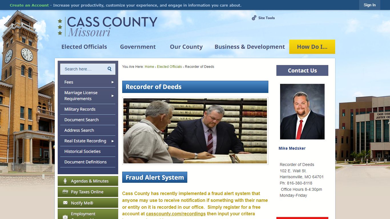 Recorder of Deeds | Cass County, MO - Official Website